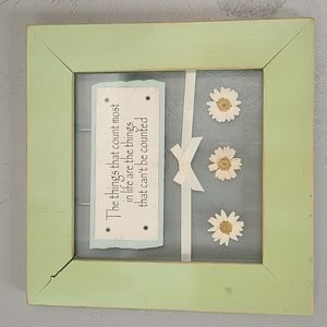 The Things That Count -HOME DECOR* Picture for Wall or Counter